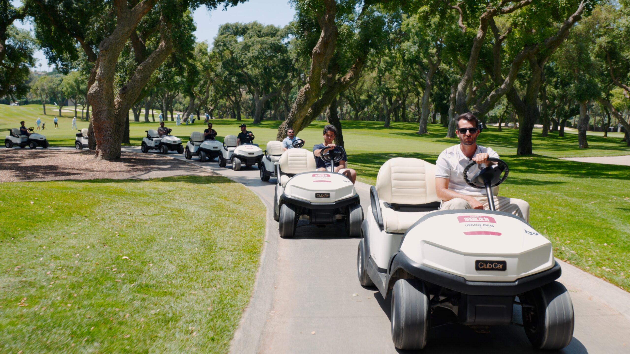 LIV Golf Andalucía sports event production and logistics