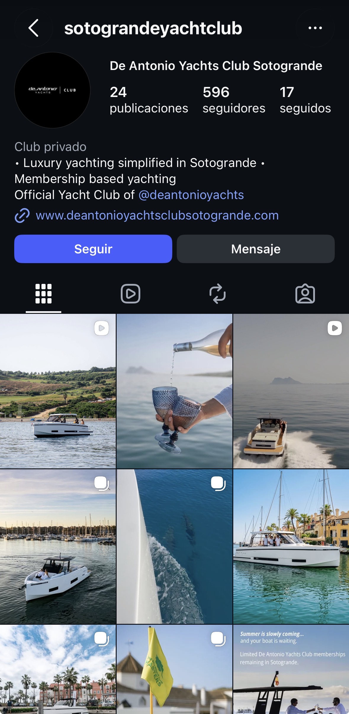 Social media campaign content mockup